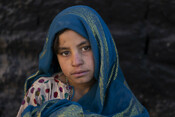 Safia* in an IDP Camp in north west Afghanistan.