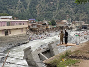 Flood damage in Khyber Pakhtunkhwa Province, Pakistan