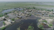 Aerial photos of flooding in Umerkot, Sindh Province, Pakistan